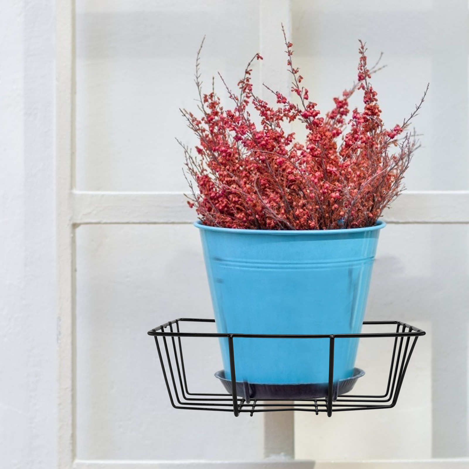 Bonsai Garden Stand - 1Pcs Rustproof Iron Flowerpot Holder Hanging