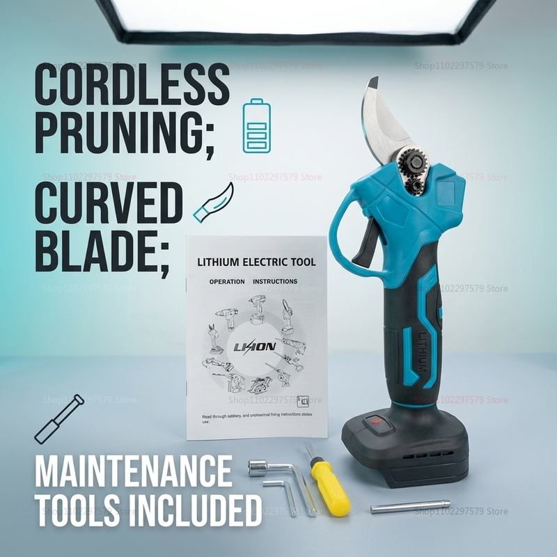 Bonsai Garden Tree - Cordless Lithium Electric Fruit Tree Pruner