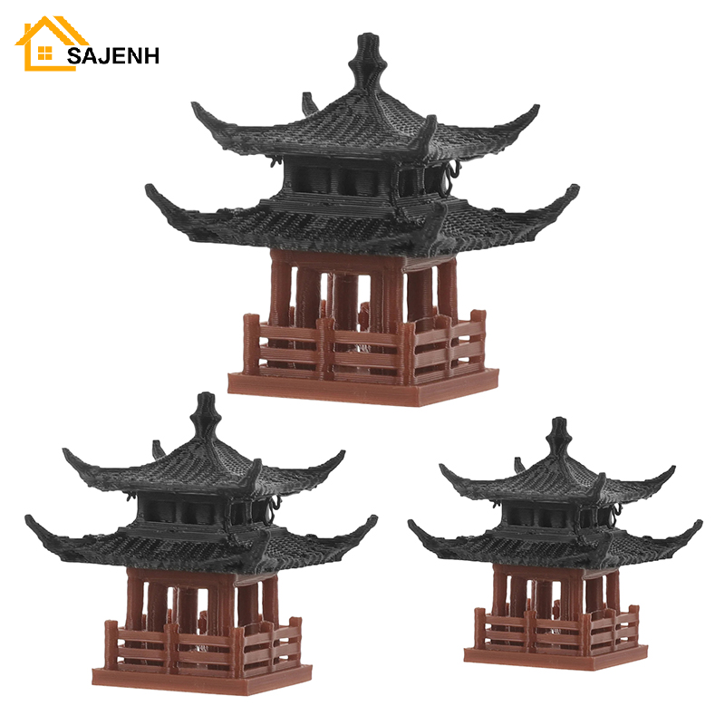Bonsai Garden Zen - Mini Pagoda Statue Fairy Garden Decor