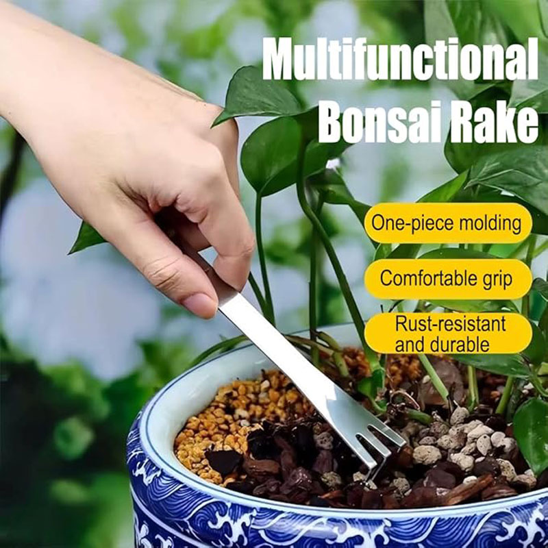 Stainless Steel Root Rake Hand - огляд і ціна Bonsai Garden Zen