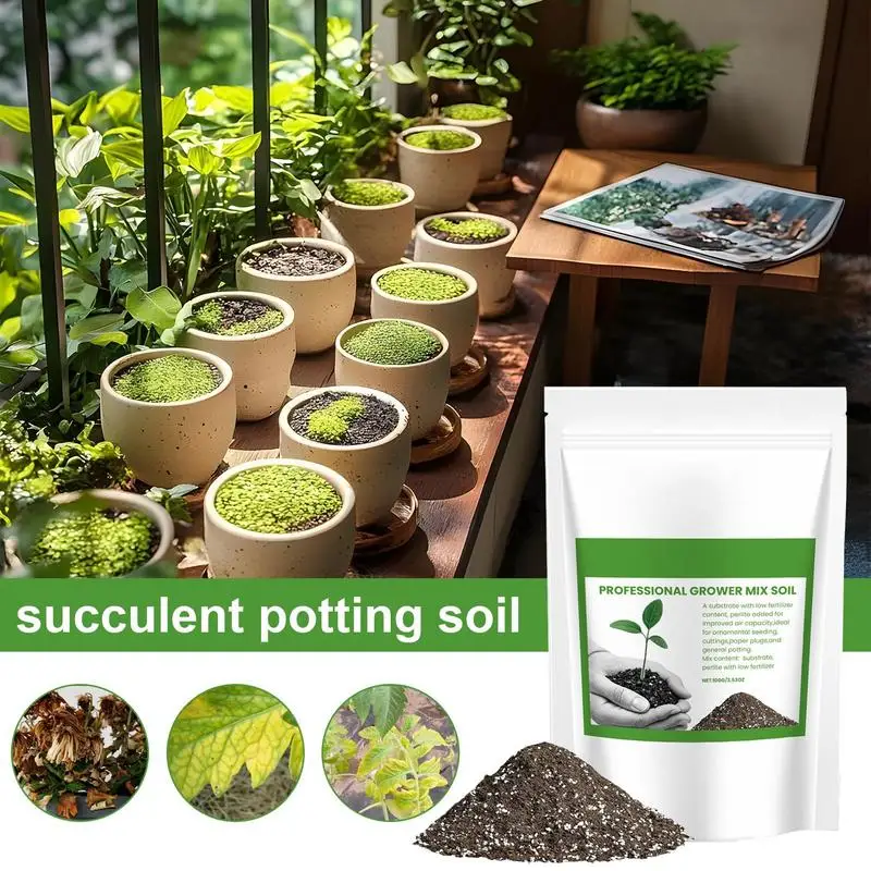 Succulent Soil Potting Mix Aer - огляд і ціна Bonsai Garden Usa