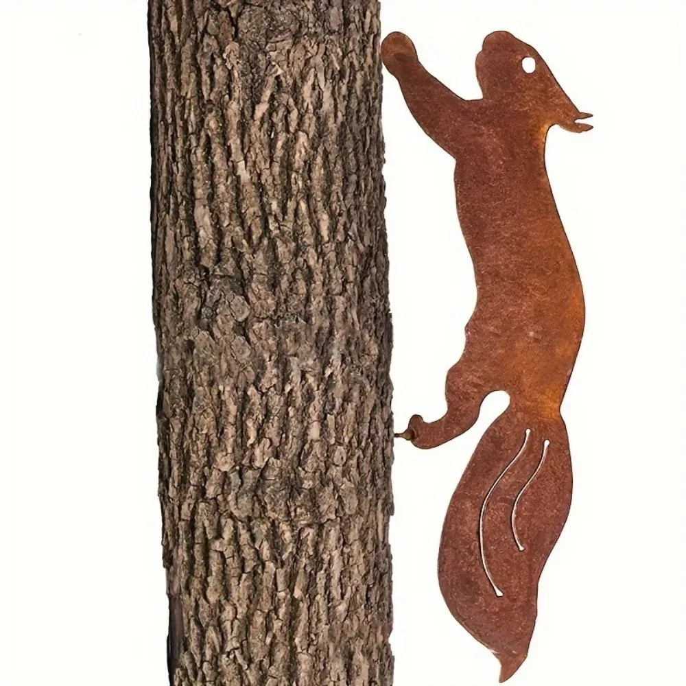 Creative Metal Squirrel Silhou - огляд і ціна Bonsai Garden Tree