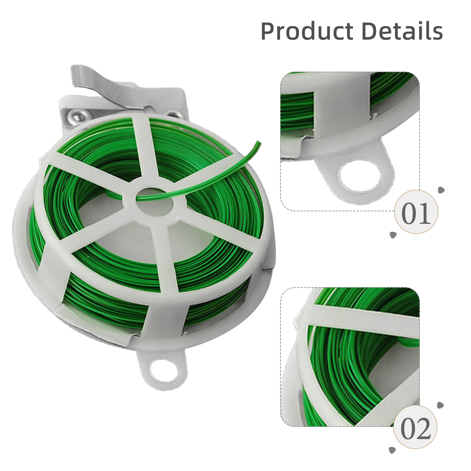 1Pcs Garden Tie Wire Cable Gre - огляд і ціна Bonsai Garden Usa