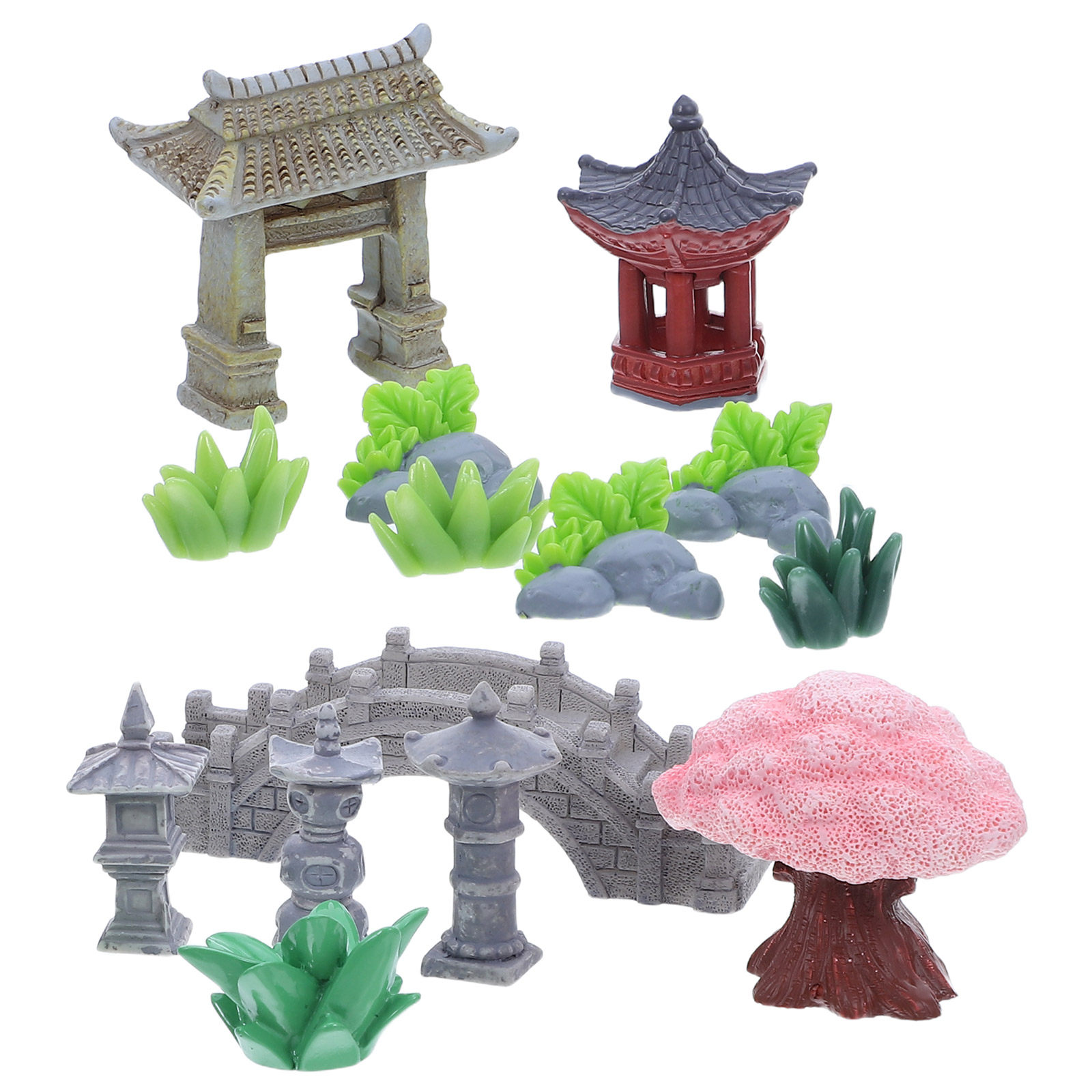 1Set Resin Miniature Landscape - огляд і ціна Bonsai Garden For Desk