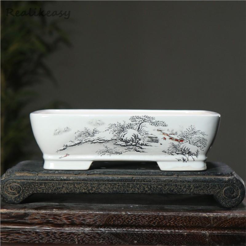 6Size Purple Sand Flower Pot C - огляд і ціна Japanese Garden Bonsai