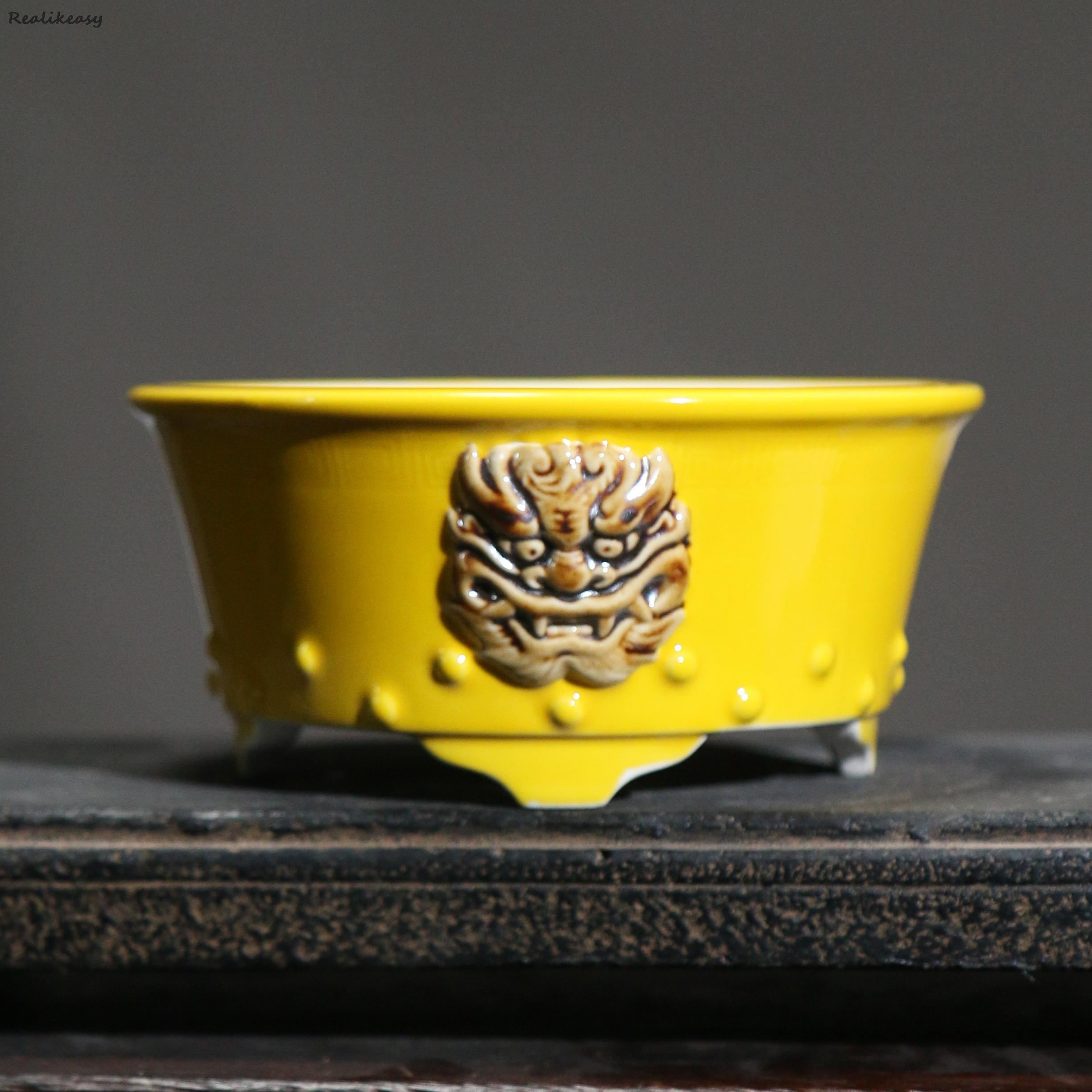 Purple Clay Flower Pot Ceramic - огляд і ціна Japanese Garden Bonsai