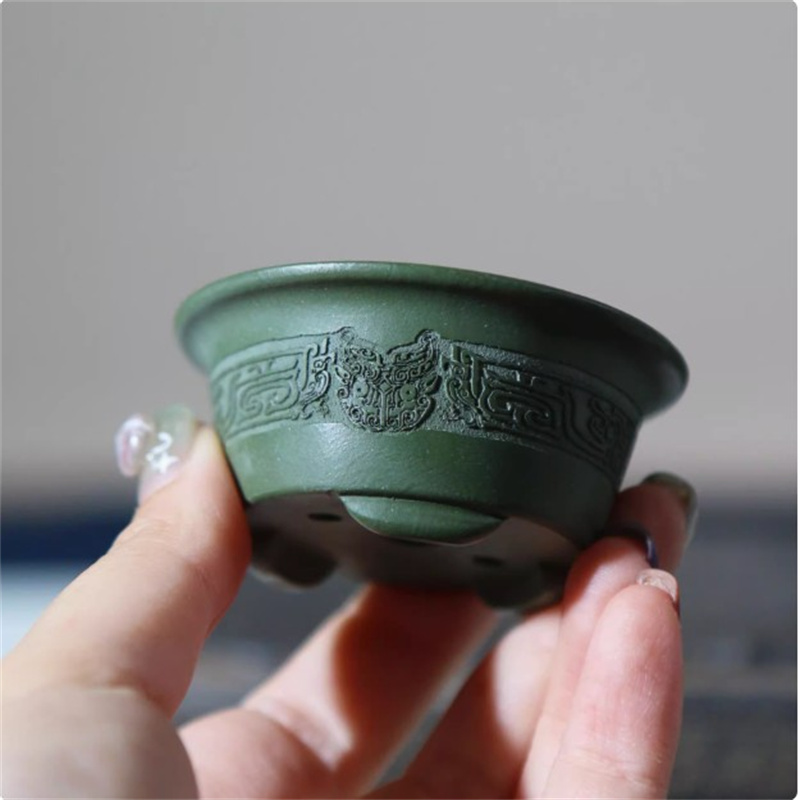 Ceramic Carved Mini Bonsai Pot - огляд і ціна Bonsai Garden For Desk