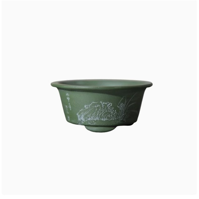 Ceramic Carved Mini Bonsai Pot - огляд і ціна Bonsai Garden For Desk