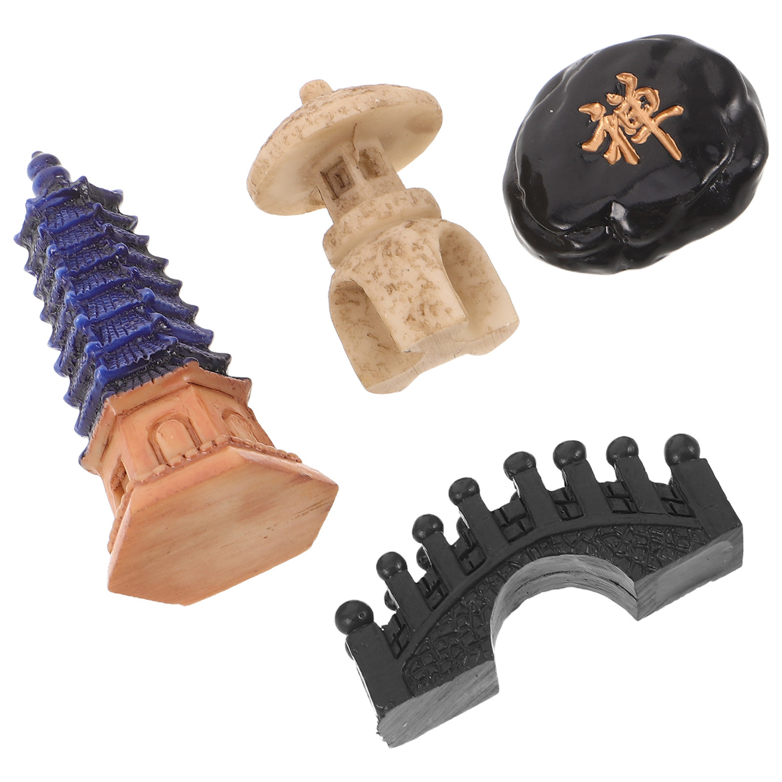 4Pcs Japanese Miniature Zen Ga - огляд і ціна Bonsai Zen Garden Set