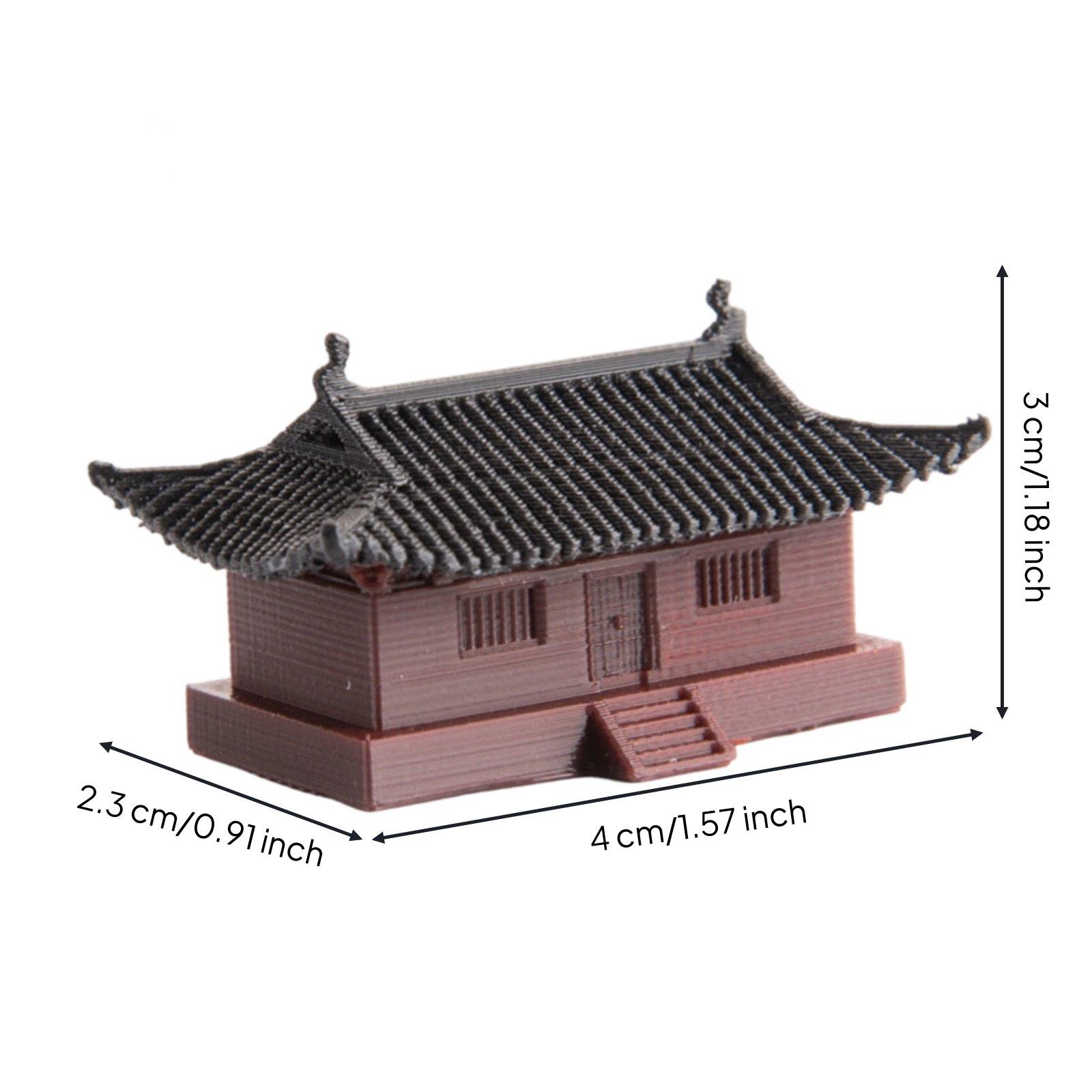 Handcrafted Resin House Figuri - огляд і ціна Bonsai Garden For Desk