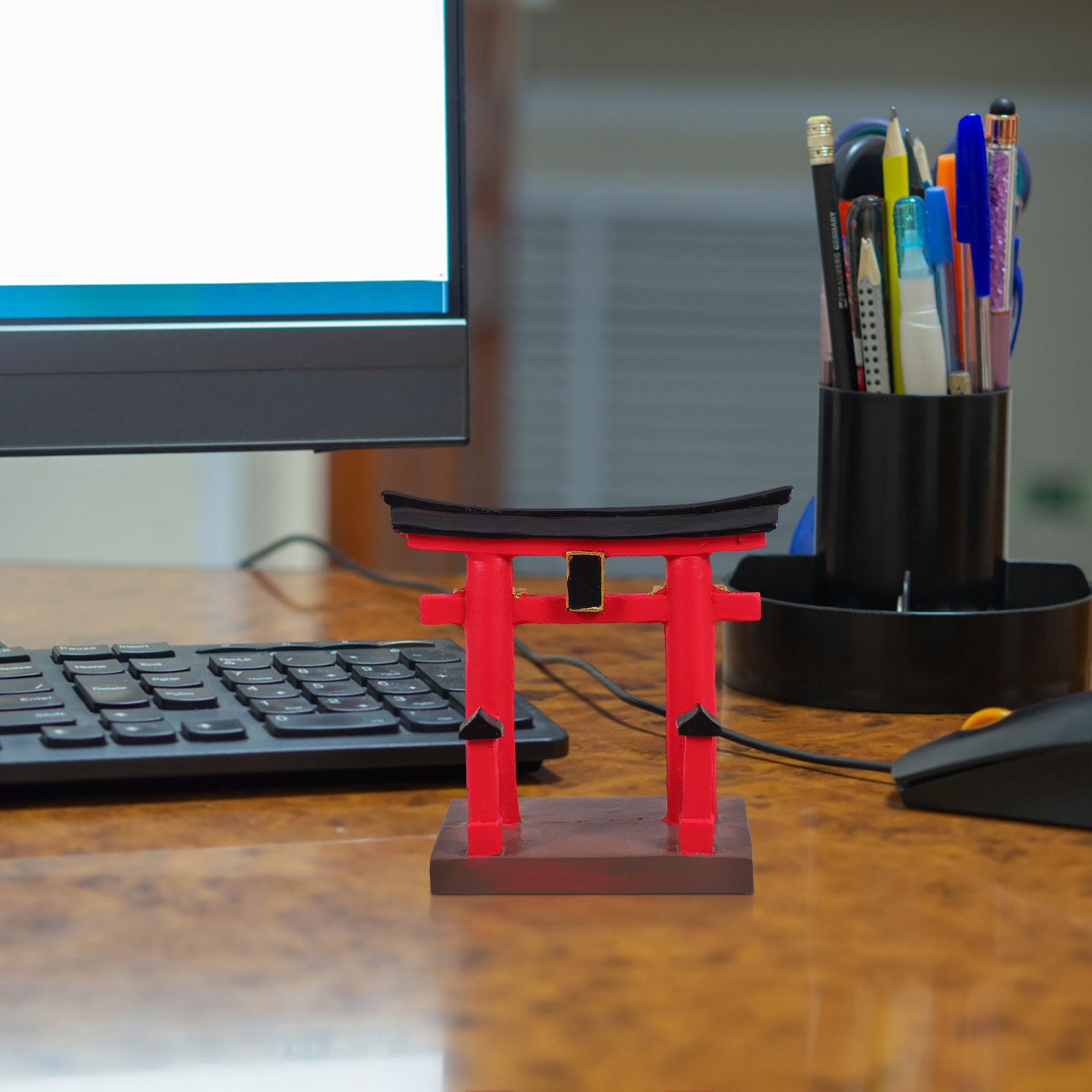 Miniature Resin Japanese Torii - огляд і ціна Japanese Garden Bonsai