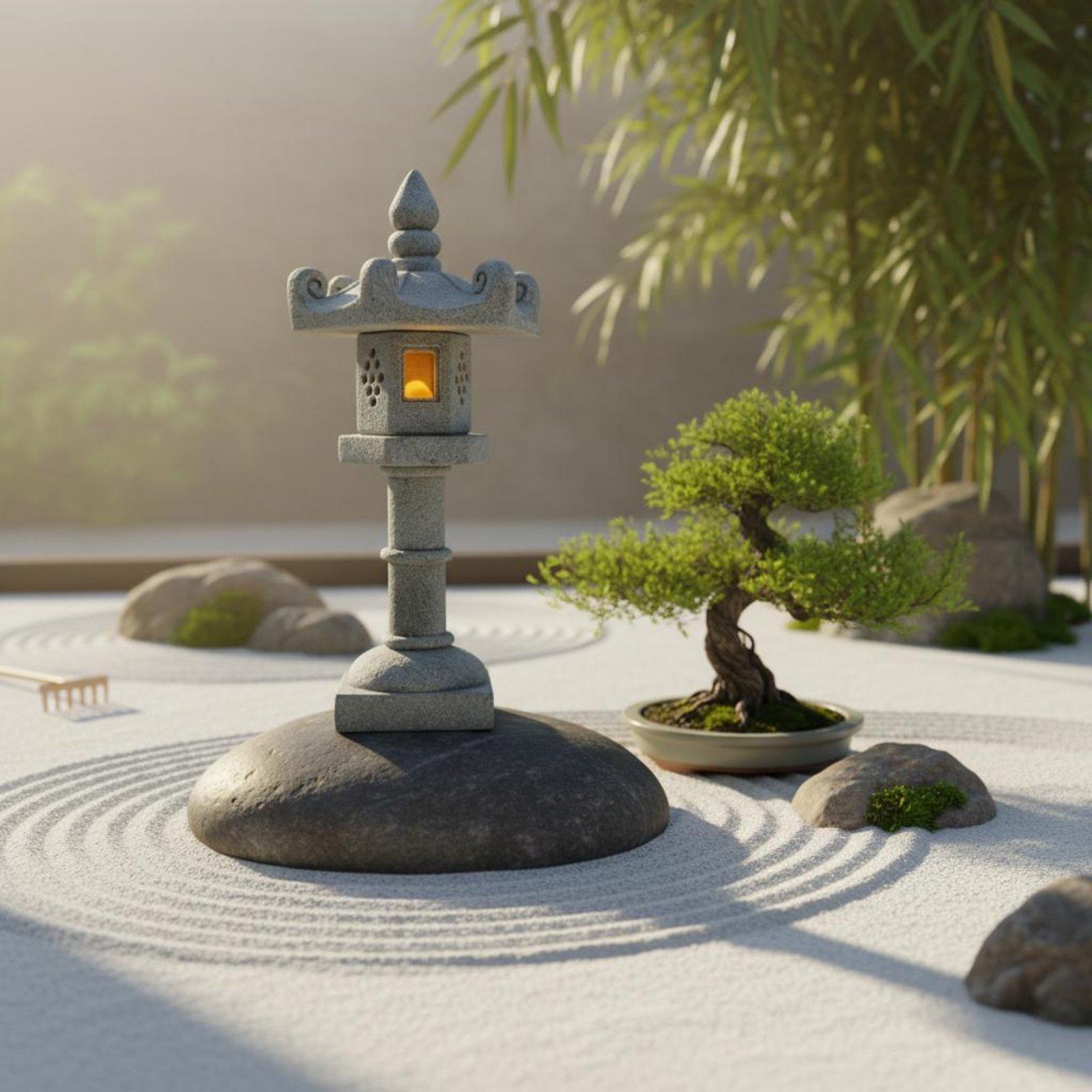 Landscaping Lantern Japanese L - огляд і ціна Bonsai Garden Usa