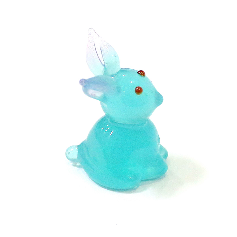 2pcs Mini Glass Bunny Figurine - огляд і ціна Bonsai Garden For Desk