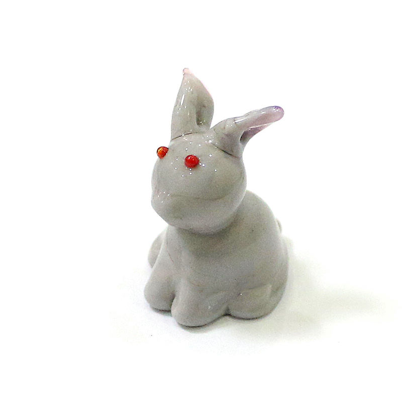 2pcs Mini Glass Bunny Figurine - огляд і ціна Bonsai Garden For Desk