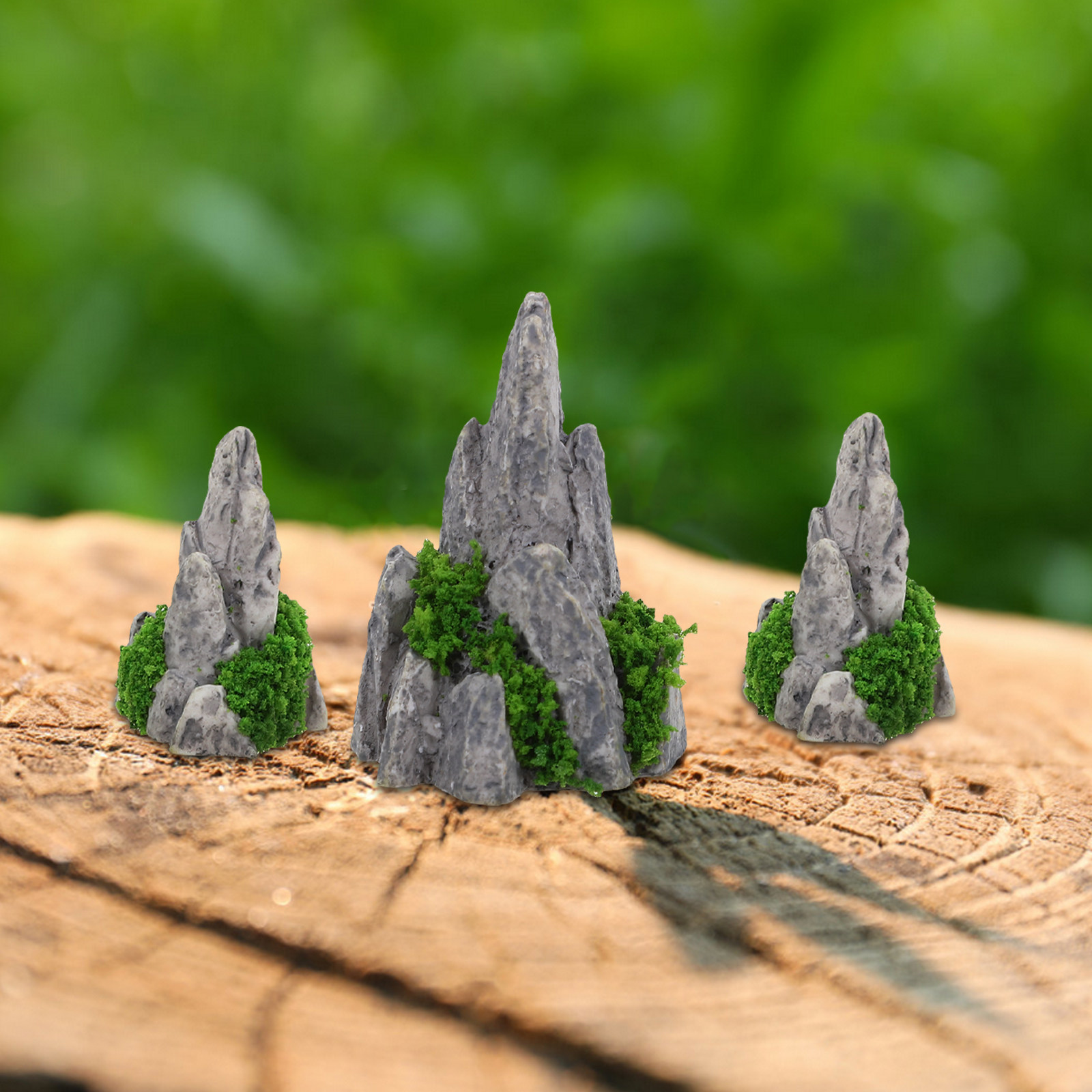 8Pcs Mini Resin Rockery Orname - огляд і ціна Bonsai Garden For Desk