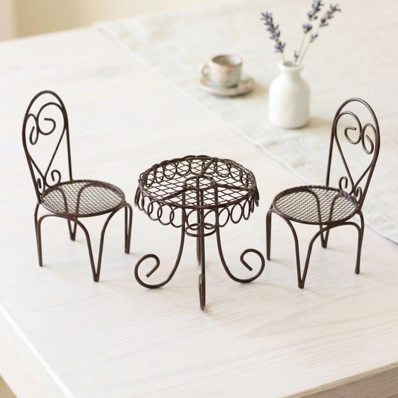 1/3Pcs Dollhouse Garden Displa - огляд і ціна Bonsai Garden Bench
