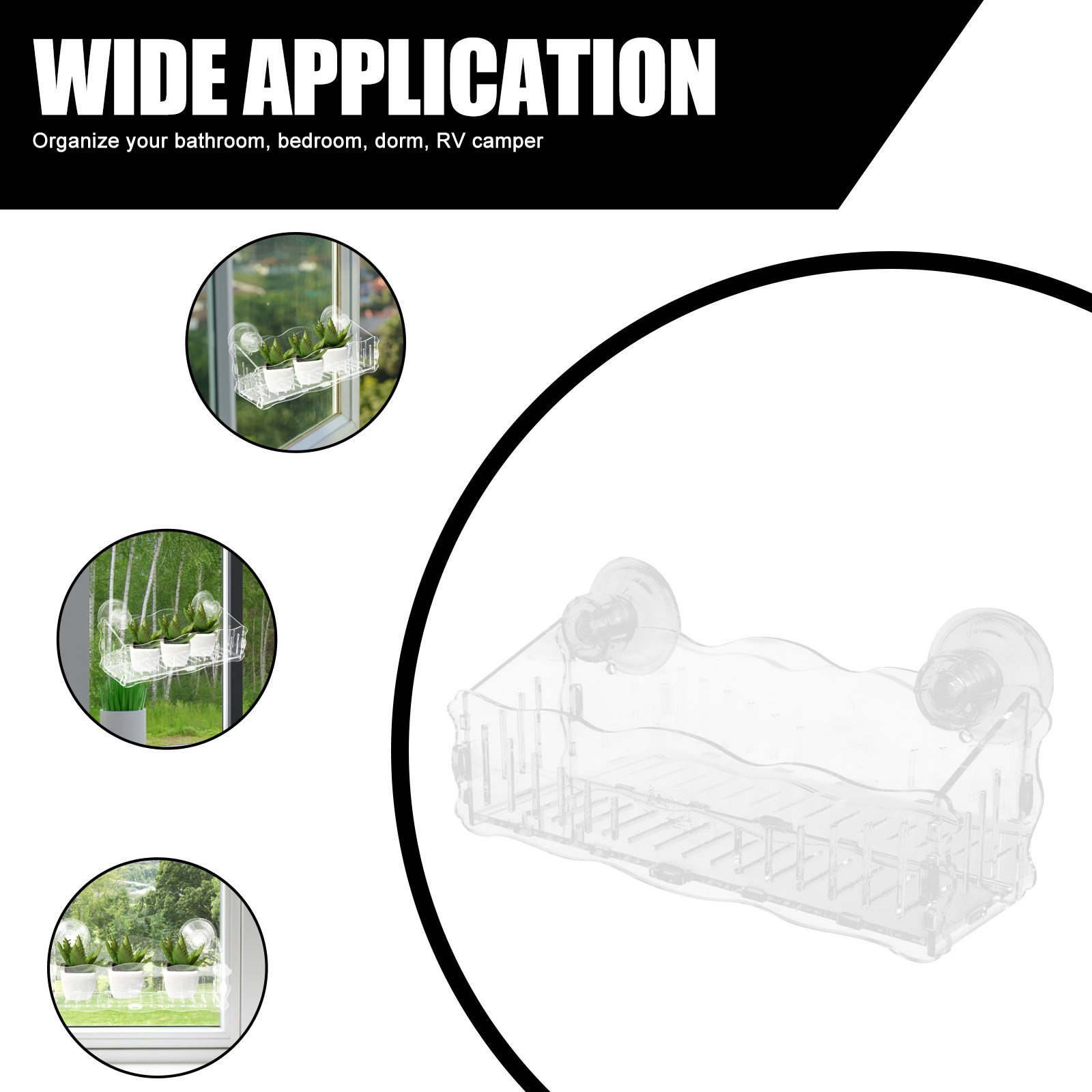 Suction Cup Planter Acrylic Tr - огляд і ціна Bonsai Garden Usa