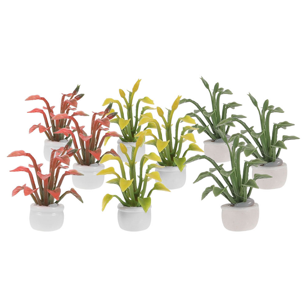 9Pcs Miniature Potted Plant Re - огляд і ціна Bonsai Garden For Desk