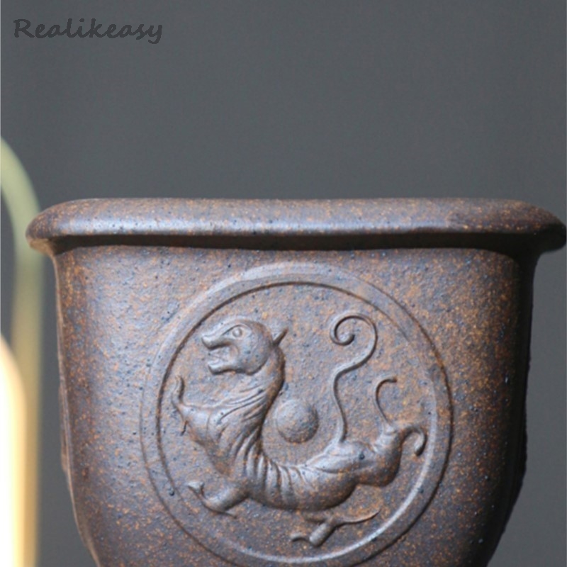 Purple Sand Flower Pot Hexagon - огляд і ціна Japanese Garden Bonsai