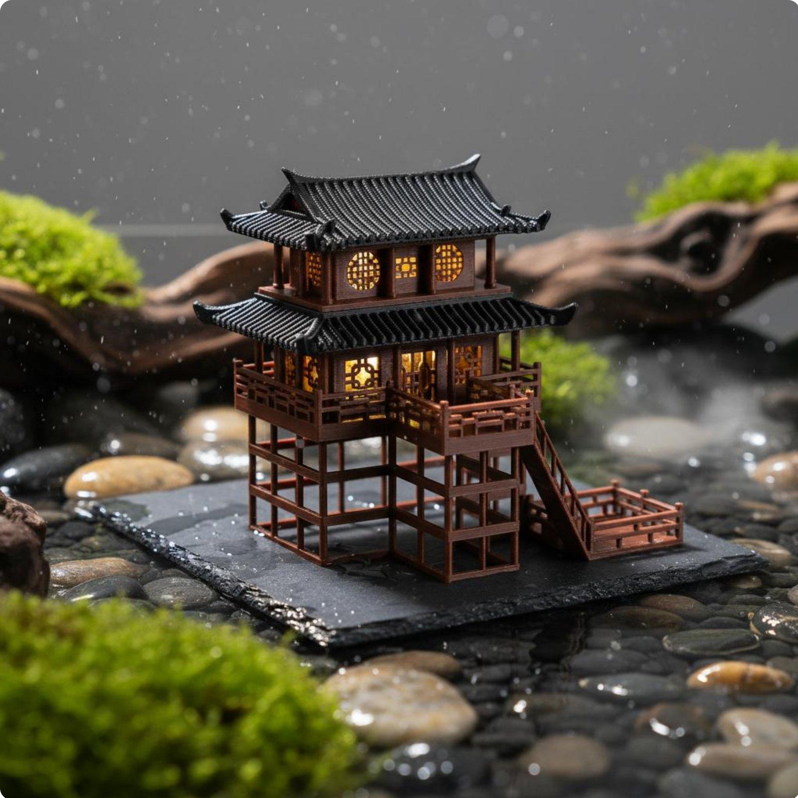 Bonsai House Tabletop Plastic  - огляд і ціна Bonsai Garden Usa